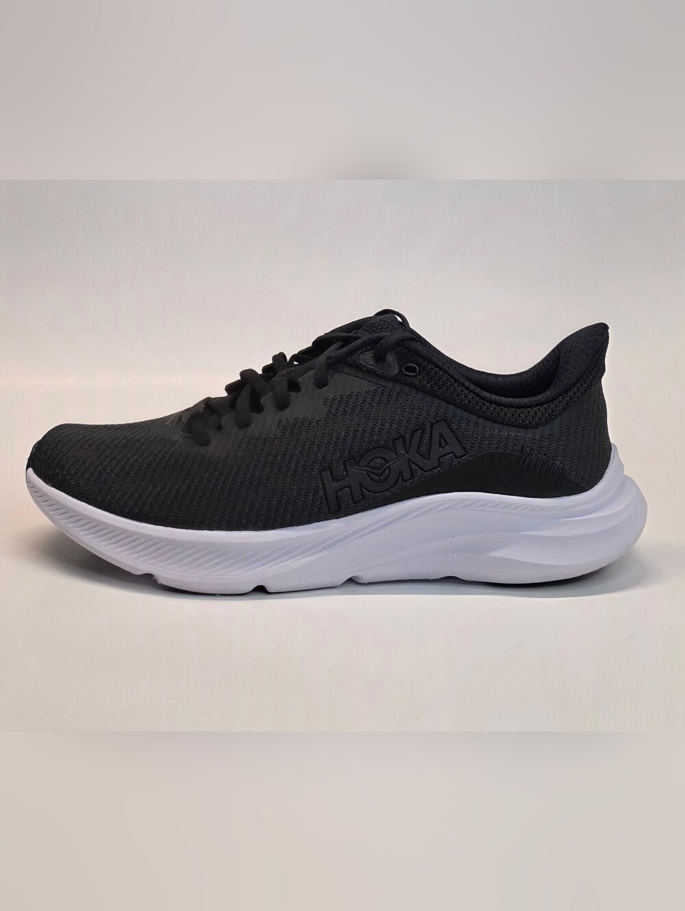 Brand-New Hoka One One Solimar- Black/ White - Men’s Running Shoes  10.5D